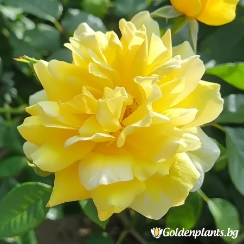 Роза сорт „Жълта Фантазия“, гол корен